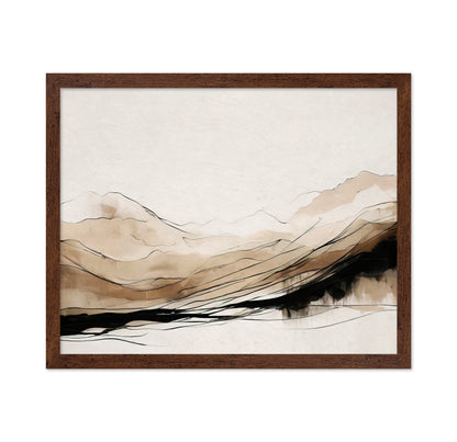 Abstract Hillside Horizon