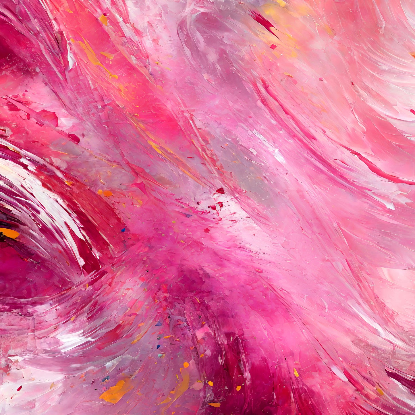 Vibrant Abstract with Bold Pink