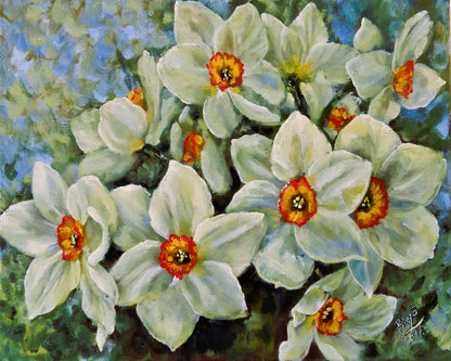Spring Garden Daffodils