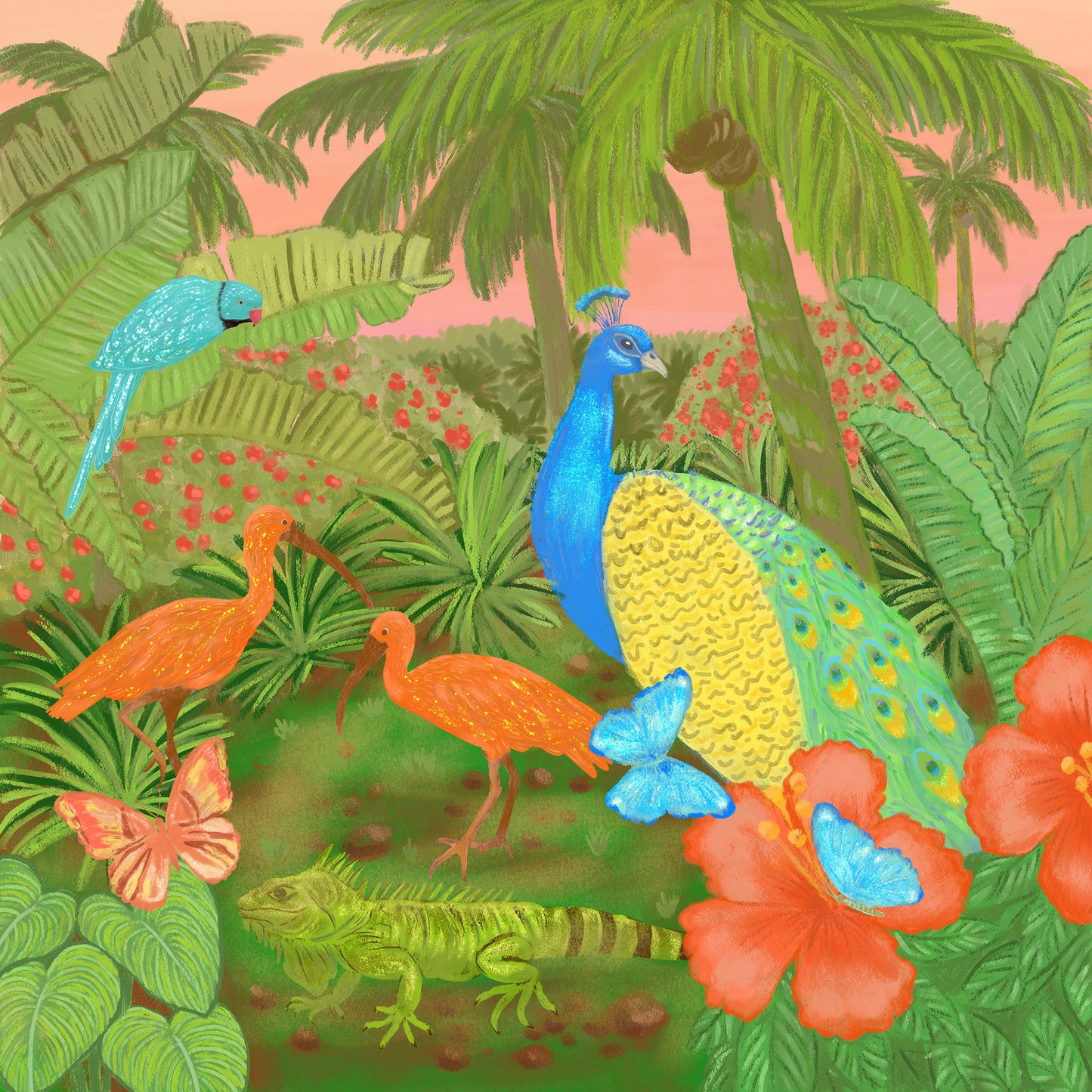 Jungle Paradise Scene