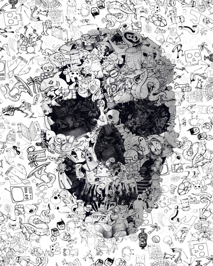 Doodle Skull