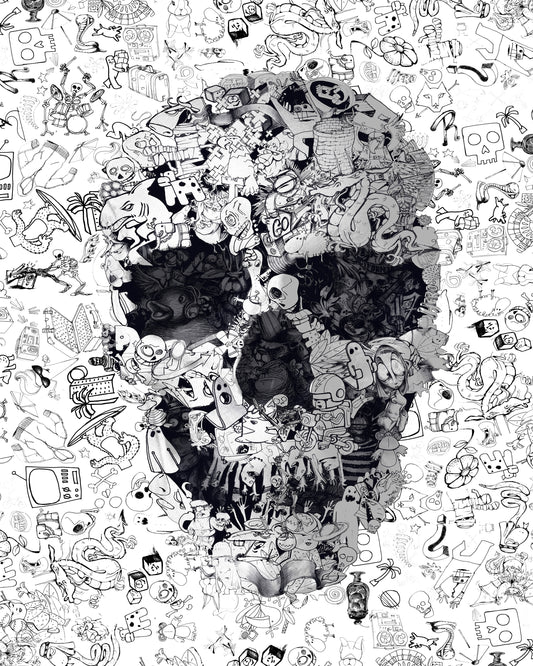Doodle Skull