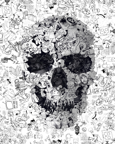 Doodle Skull