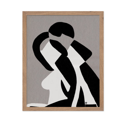 Embrace in Monochrome