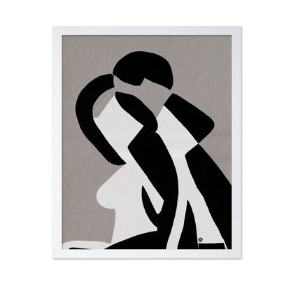 Embrace in Monochrome