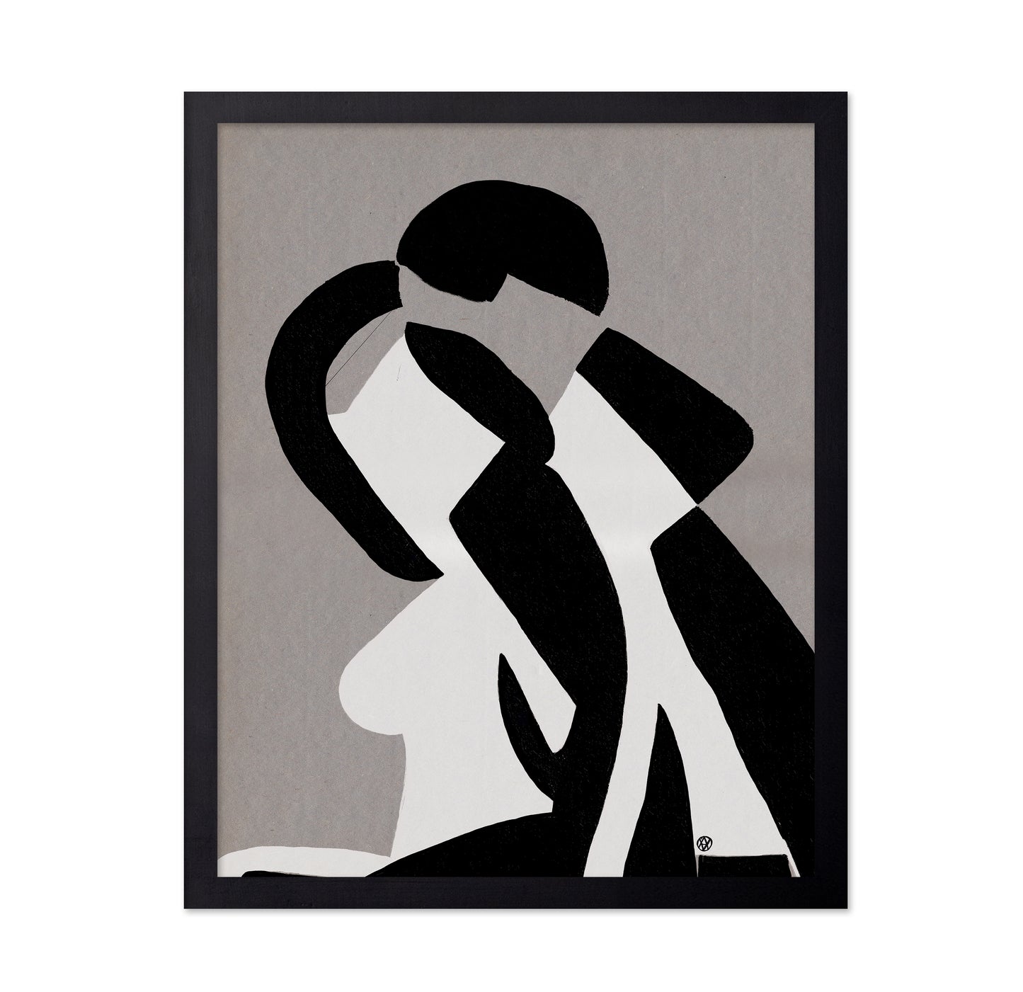 Embrace in Monochrome