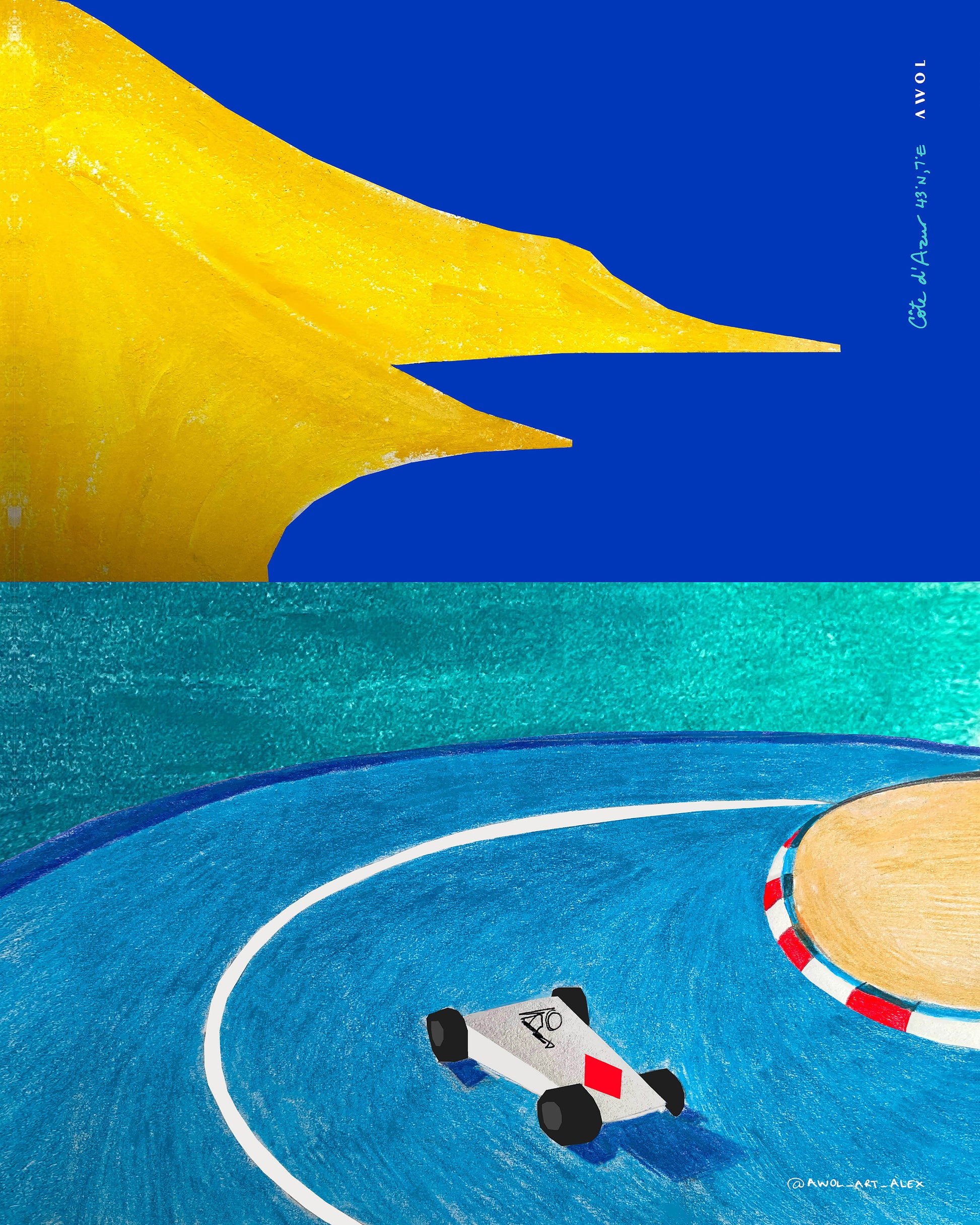 Yellow in the Blue