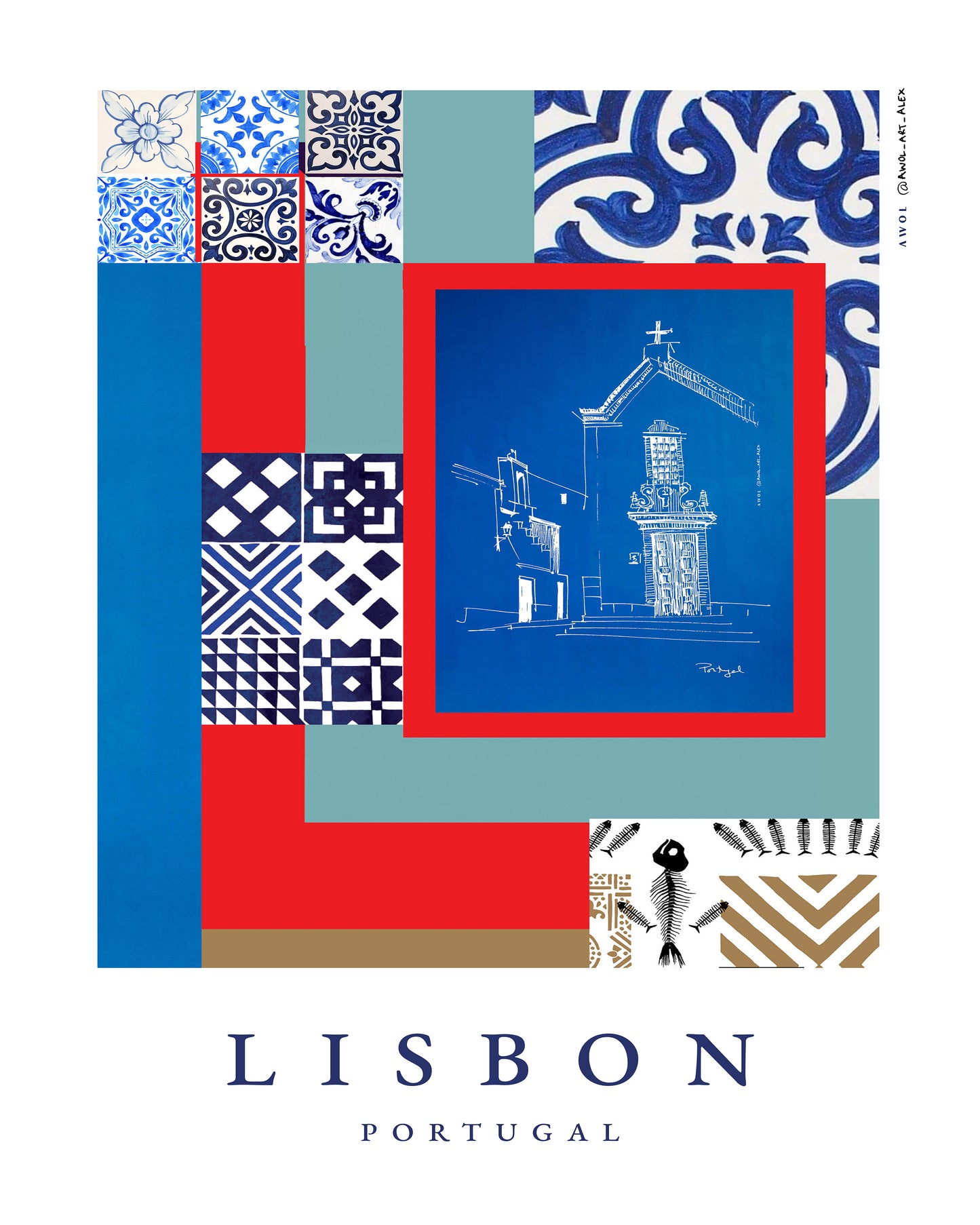 Lisbon Tile Pattern
