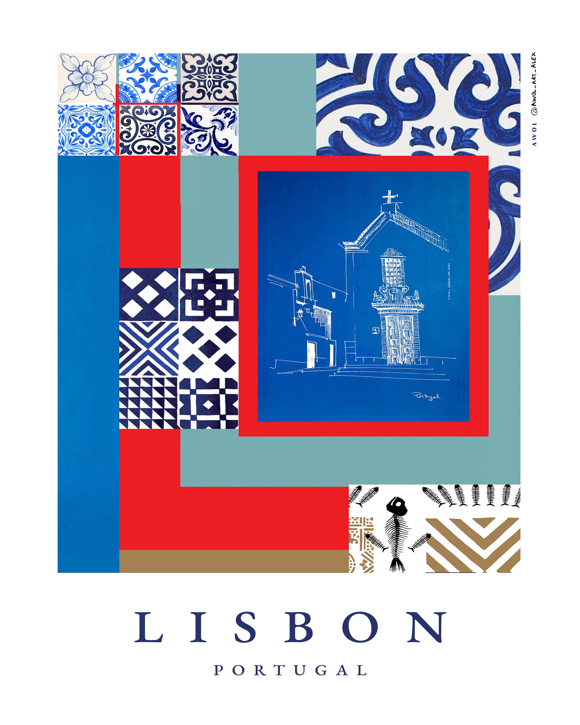 Lisbon Tile Pattern
