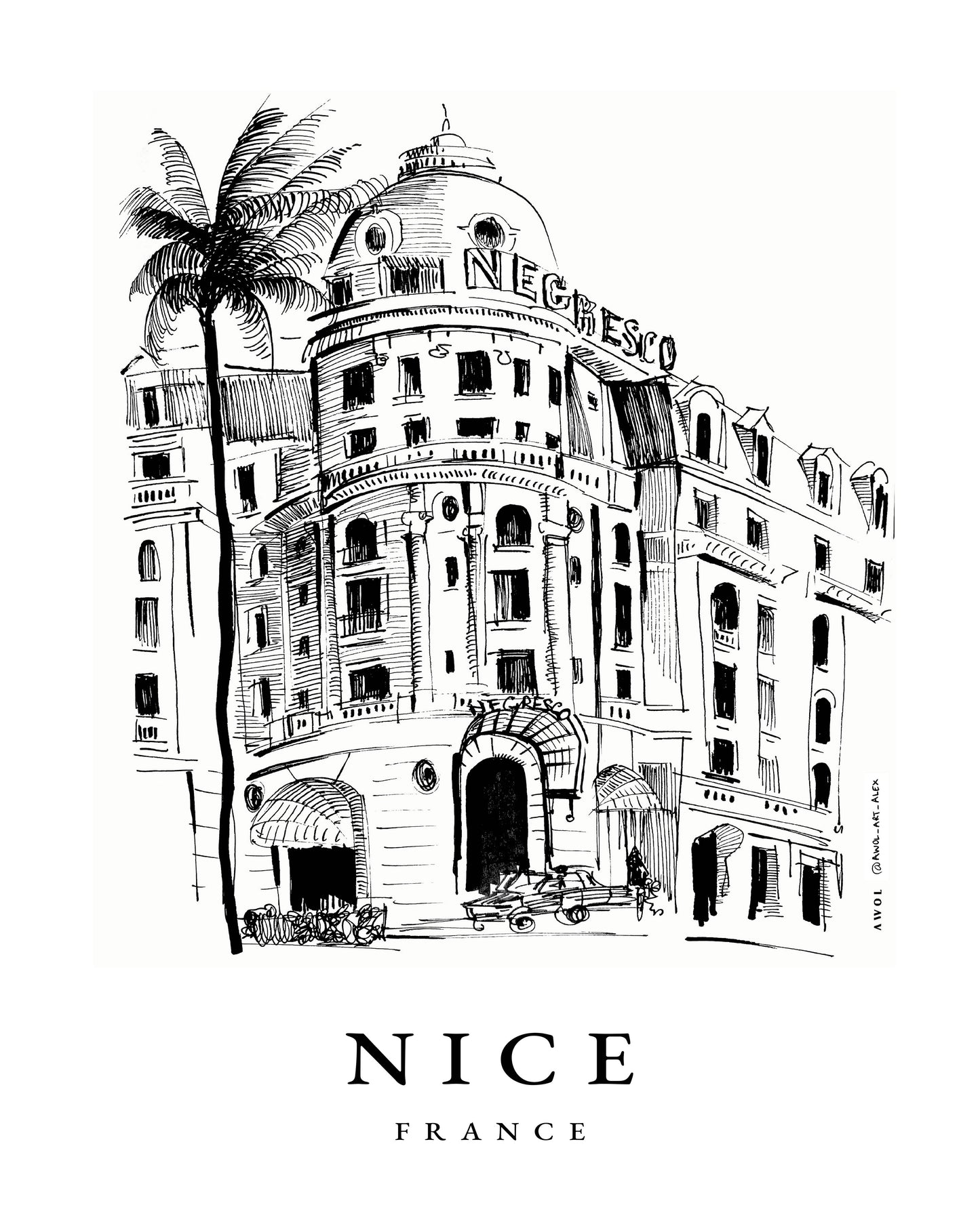 Nice Negresco Architecture