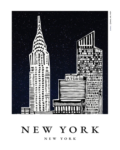 New York Skyline Architecture