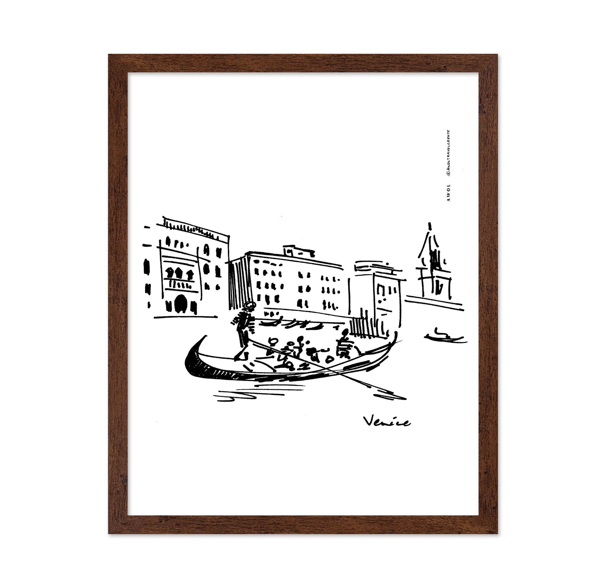 Gondolier On The Grand Canal