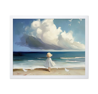 Little Girl On the Beach