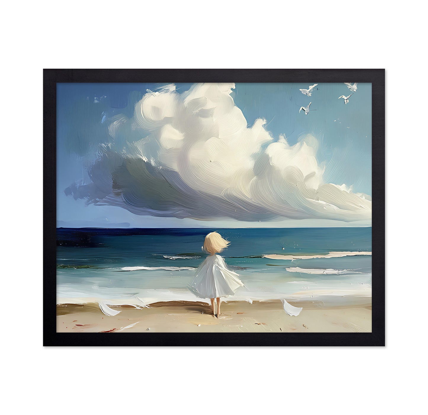 Little Girl On the Beach