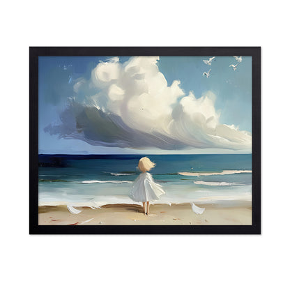 Little Girl On the Beach
