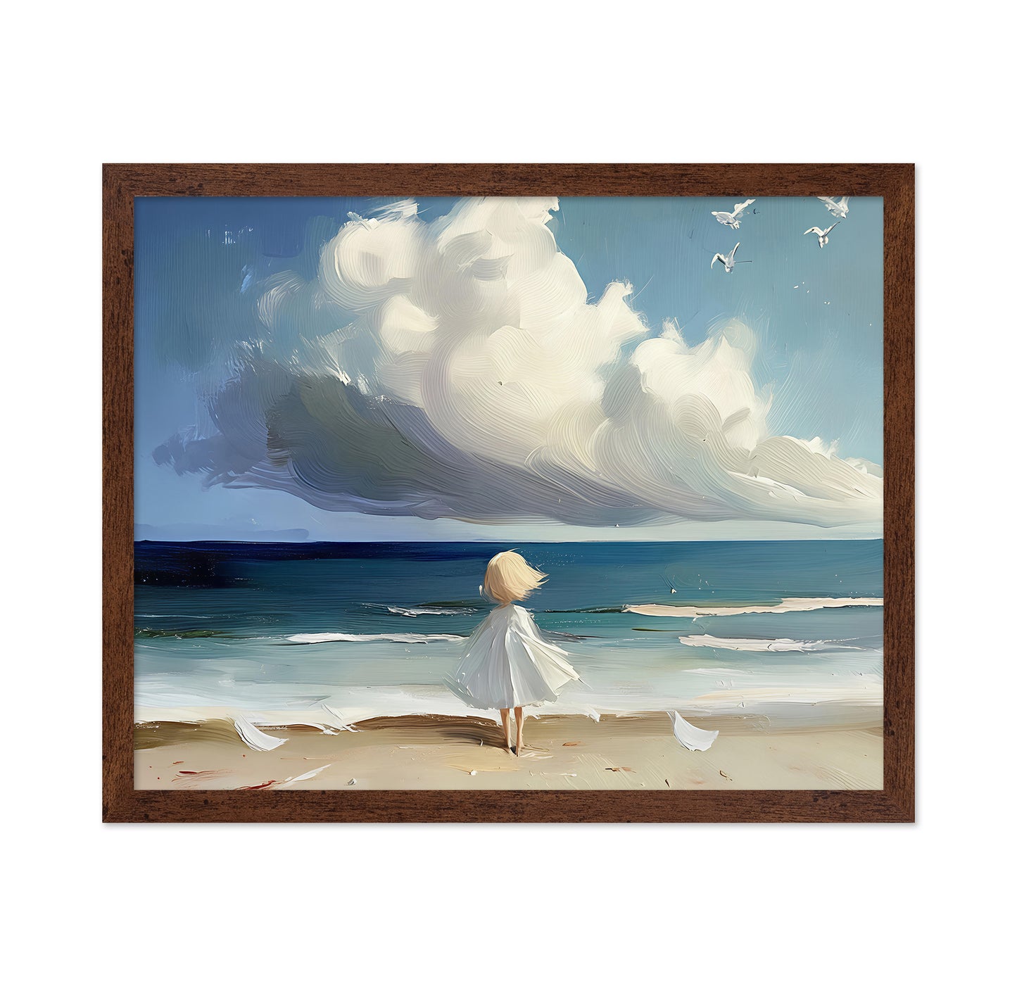 Little Girl On the Beach