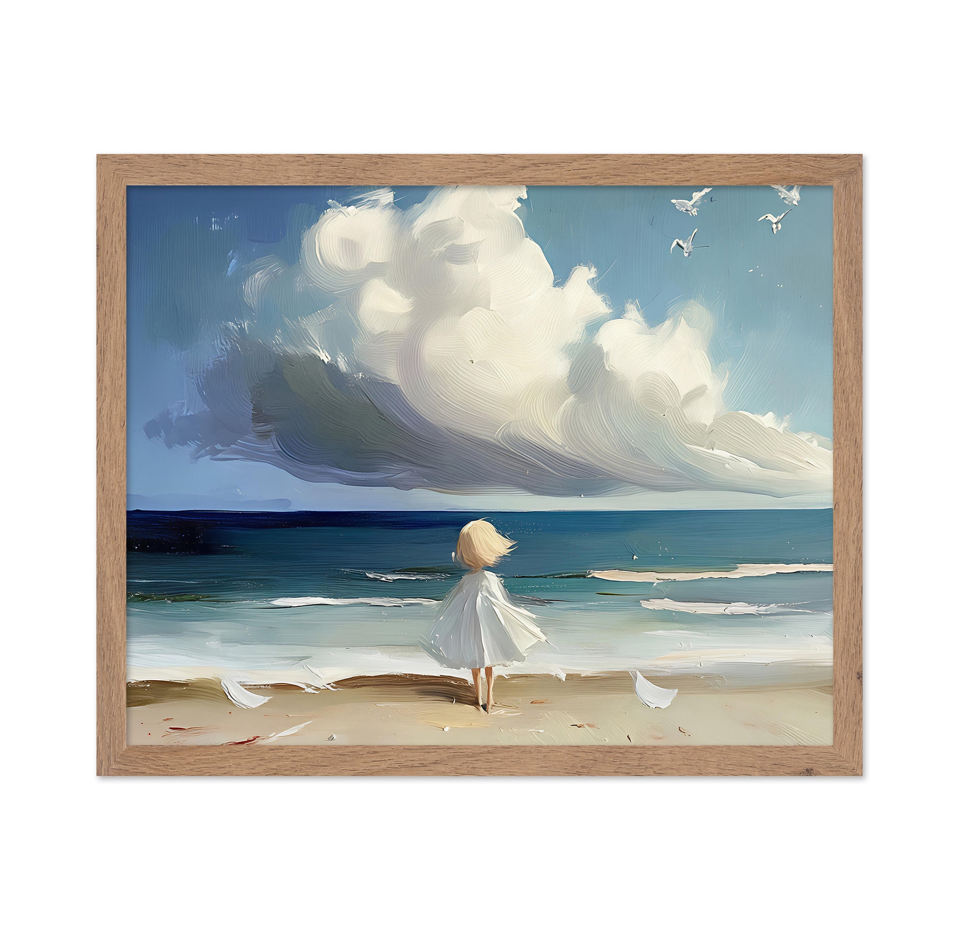 Little Girl On the Beach