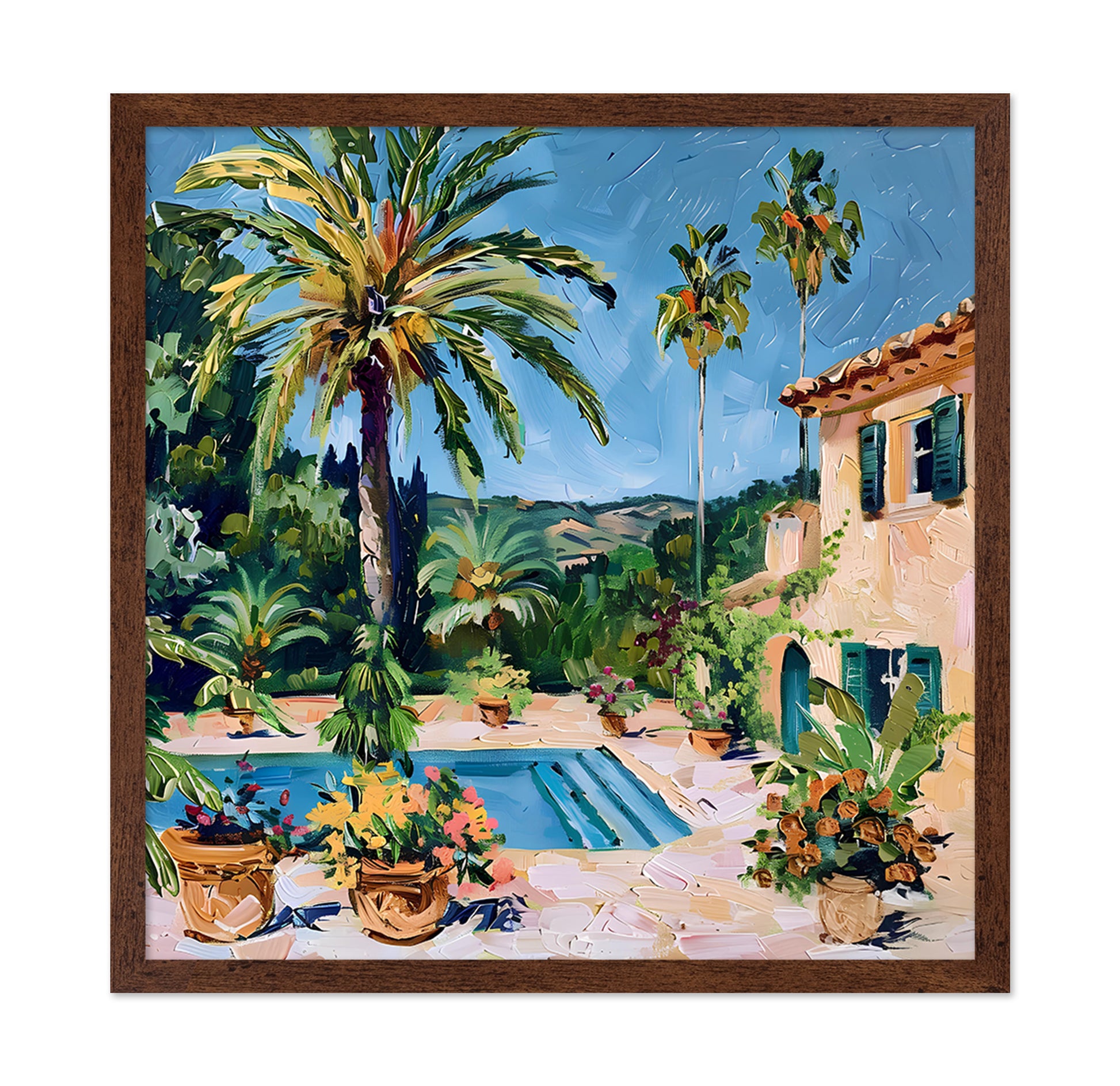 Pool and Palm Trees
