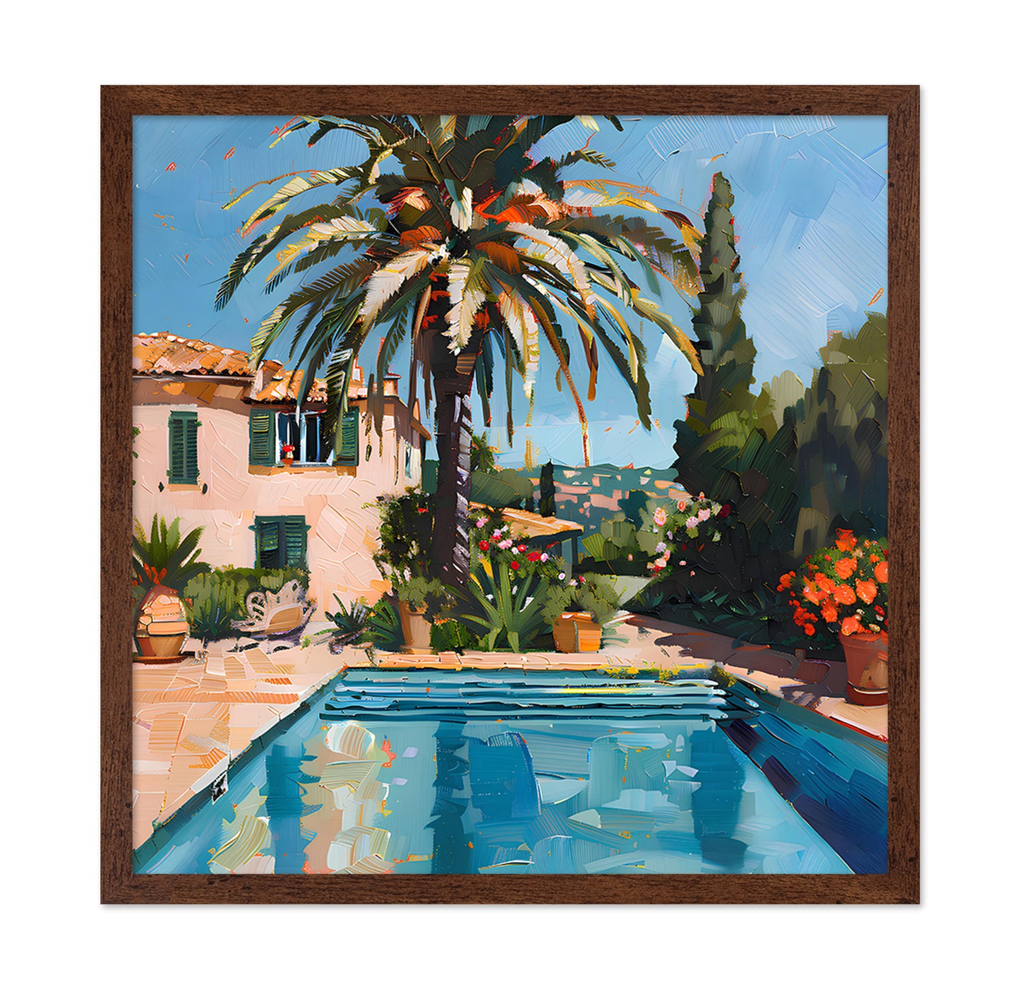 Pool With Palm Trees