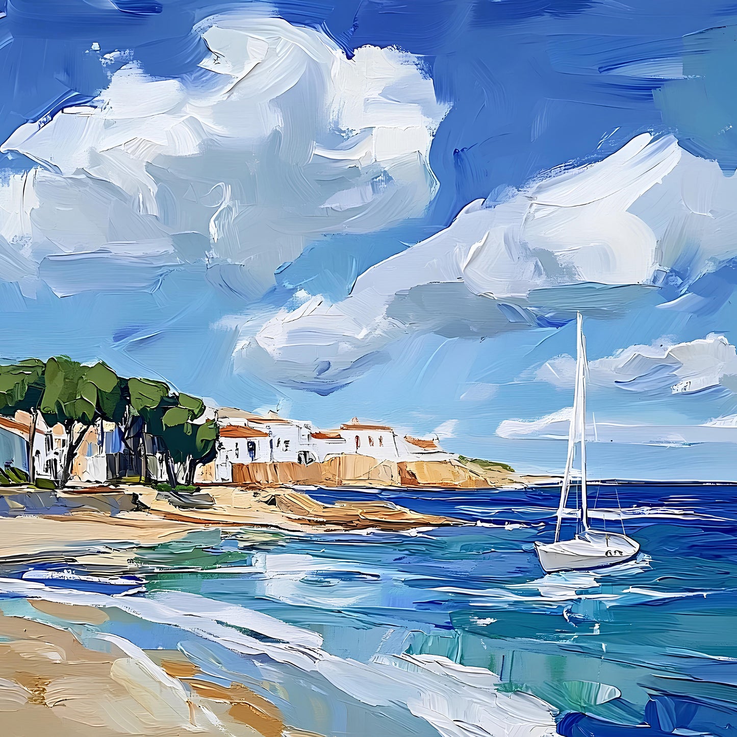 Sailboat On the Beach