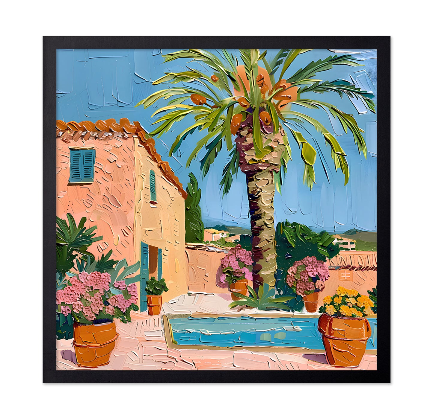 Mediterranean Villa Scene