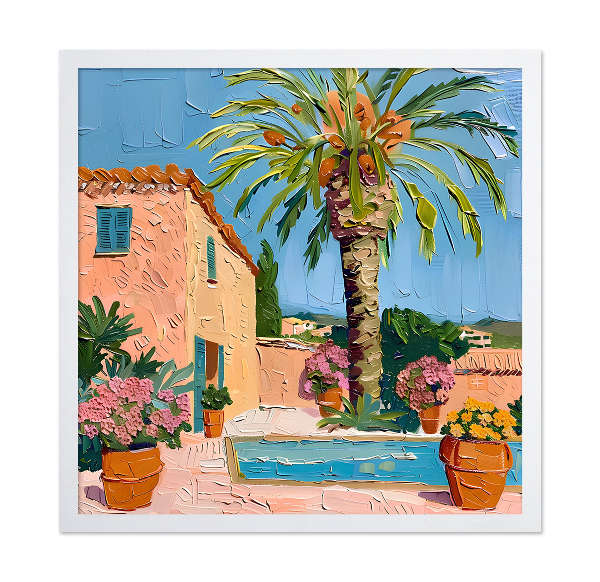 Mediterranean Villa Scene