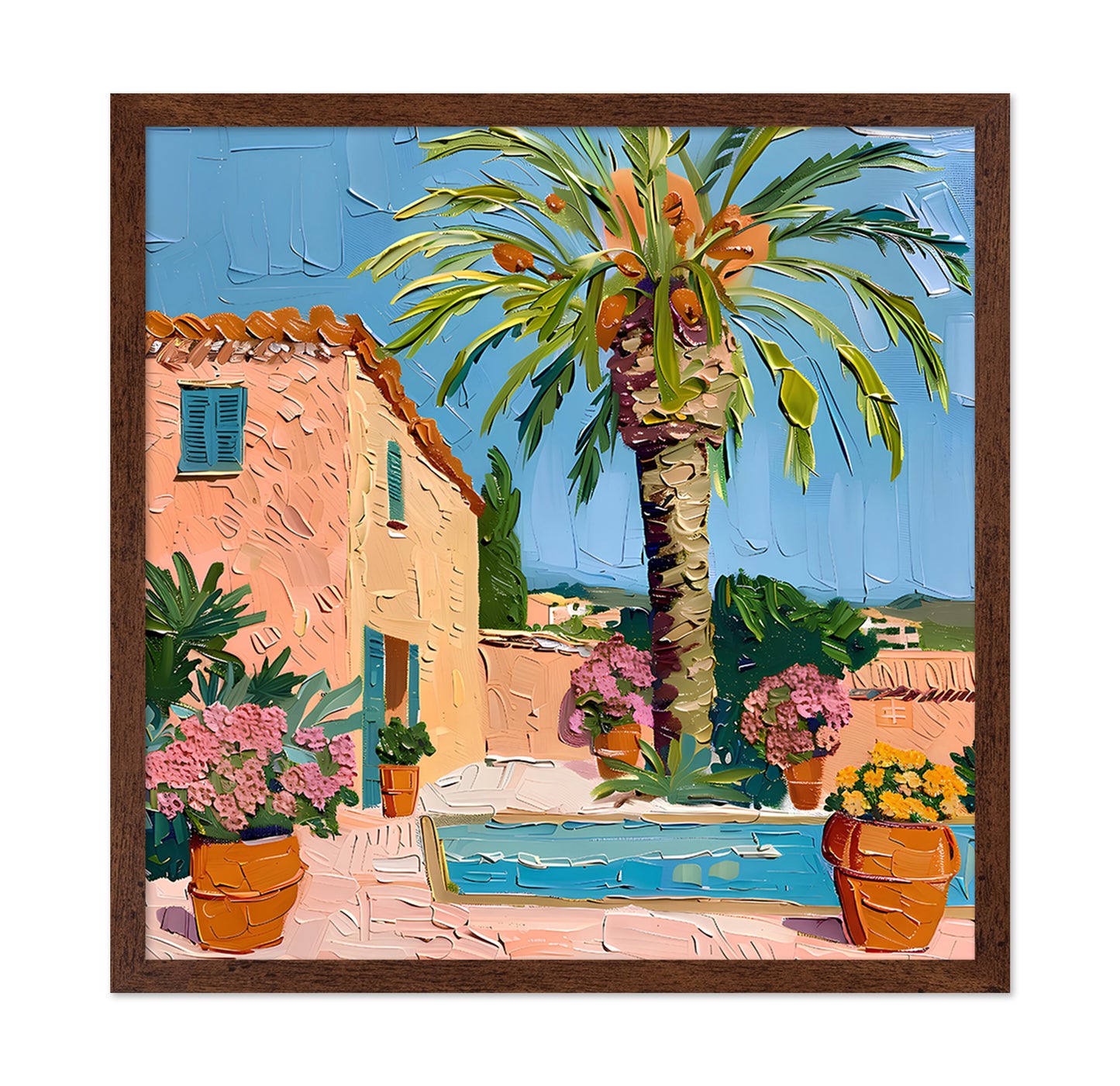 Mediterranean Villa Scene