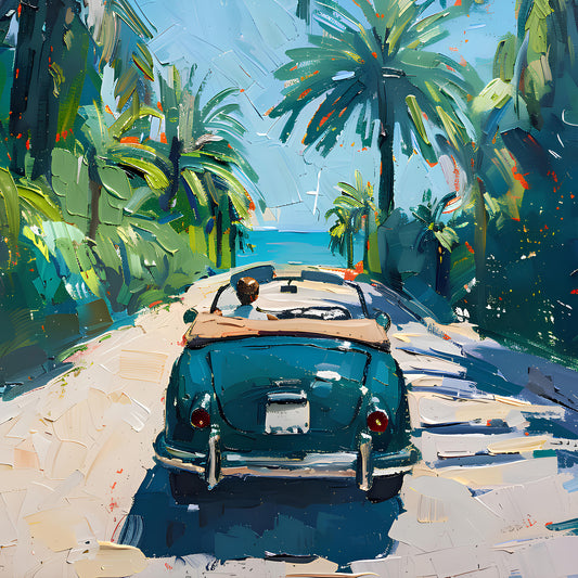 Car On the Beach