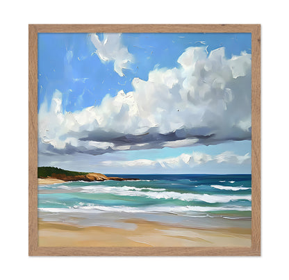 Cloudy Day At the Beach