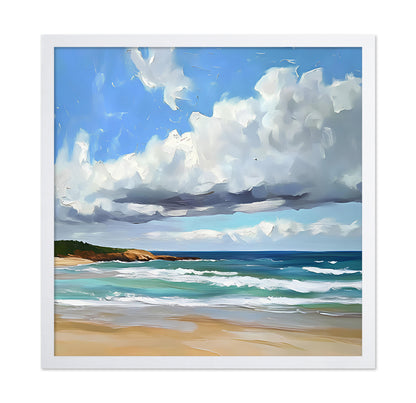 Cloudy Day At the Beach
