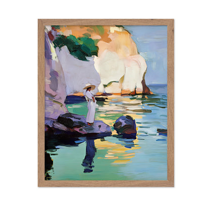 Woman On a Rock
