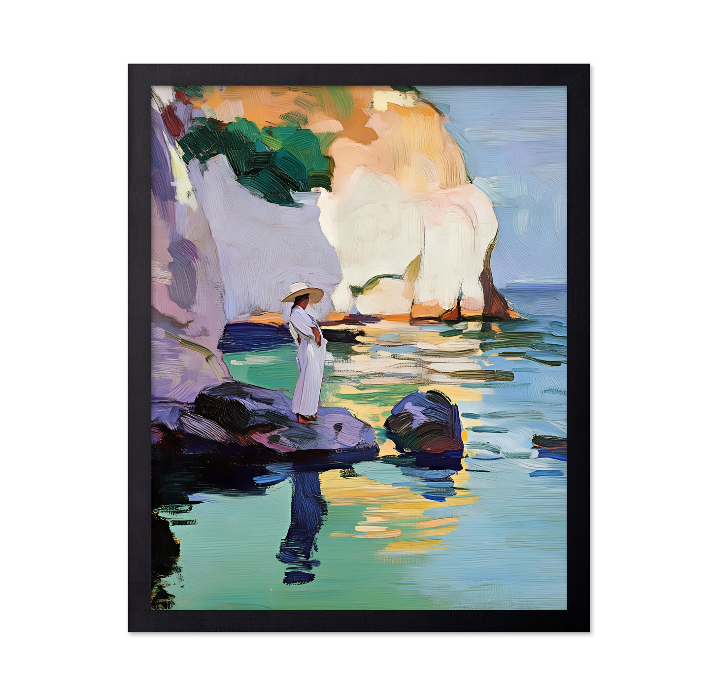 Woman On a Rock