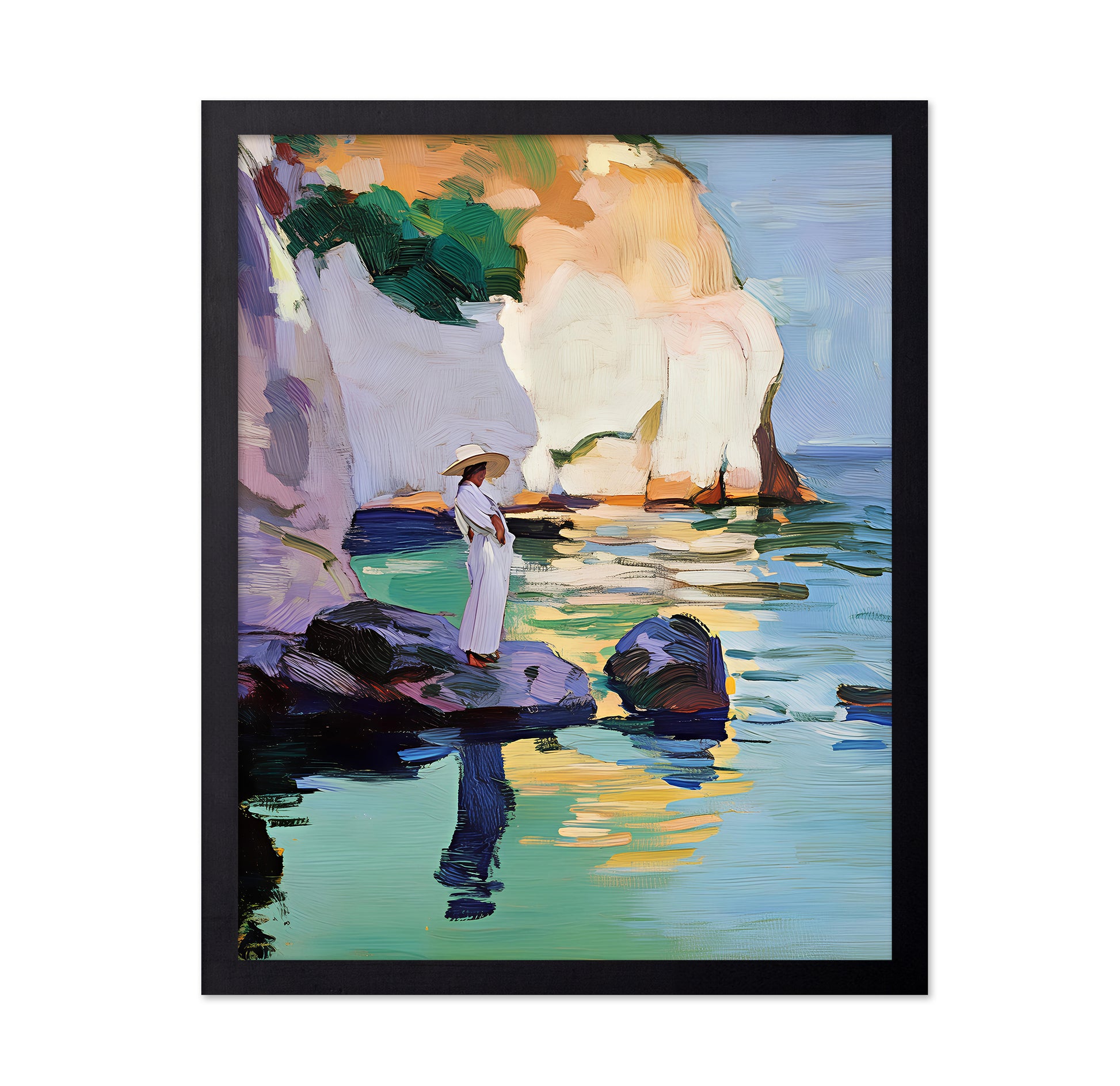 Woman On a Rock