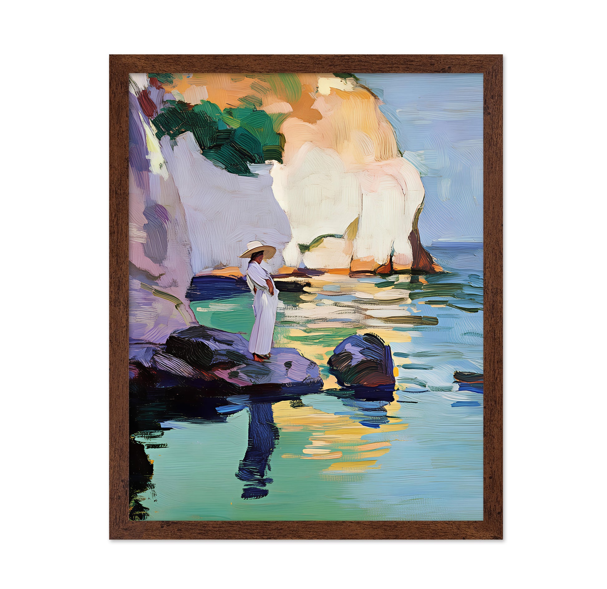 Woman On a Rock