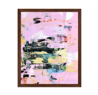 Expressive Brushstrokes With A Pastel Color