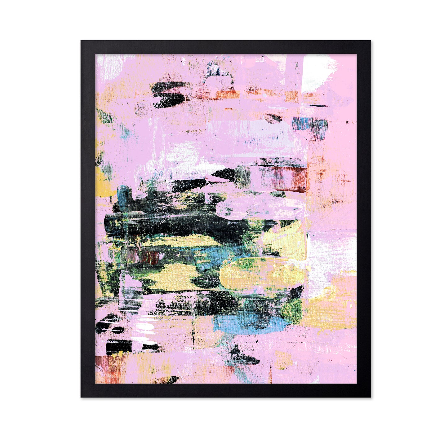 Expressive Brushstrokes With A Pastel Color