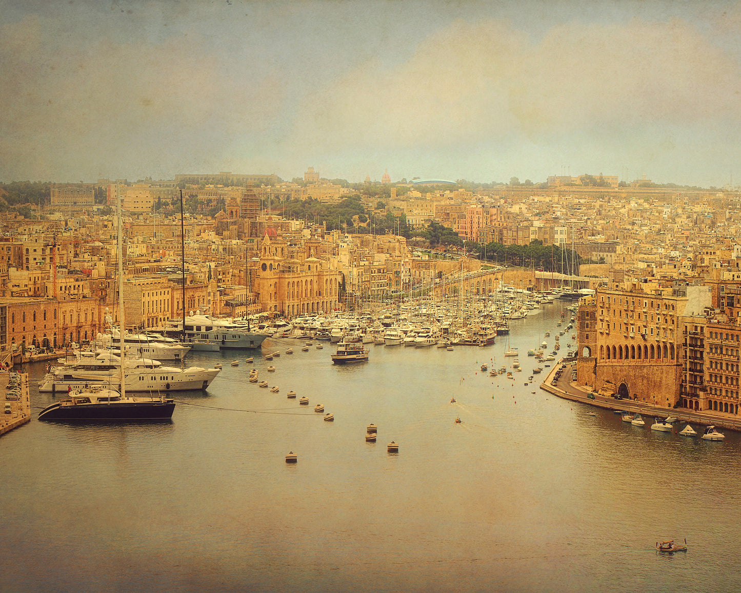 View from Upper Barakka, Valletta, Malta