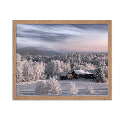 Snowy Morning House