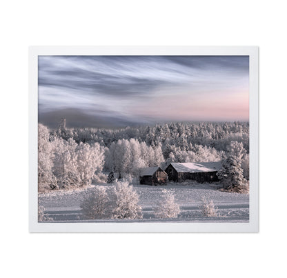 Snowy Morning House