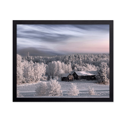 Snowy Morning House