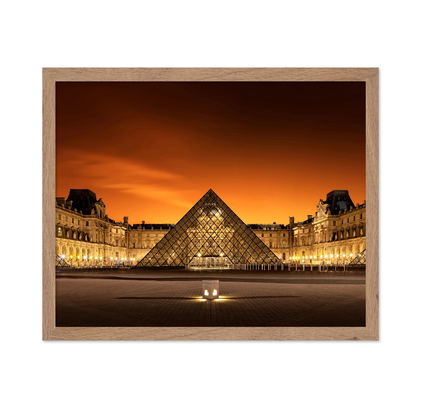 Louvre Pyramid at Night