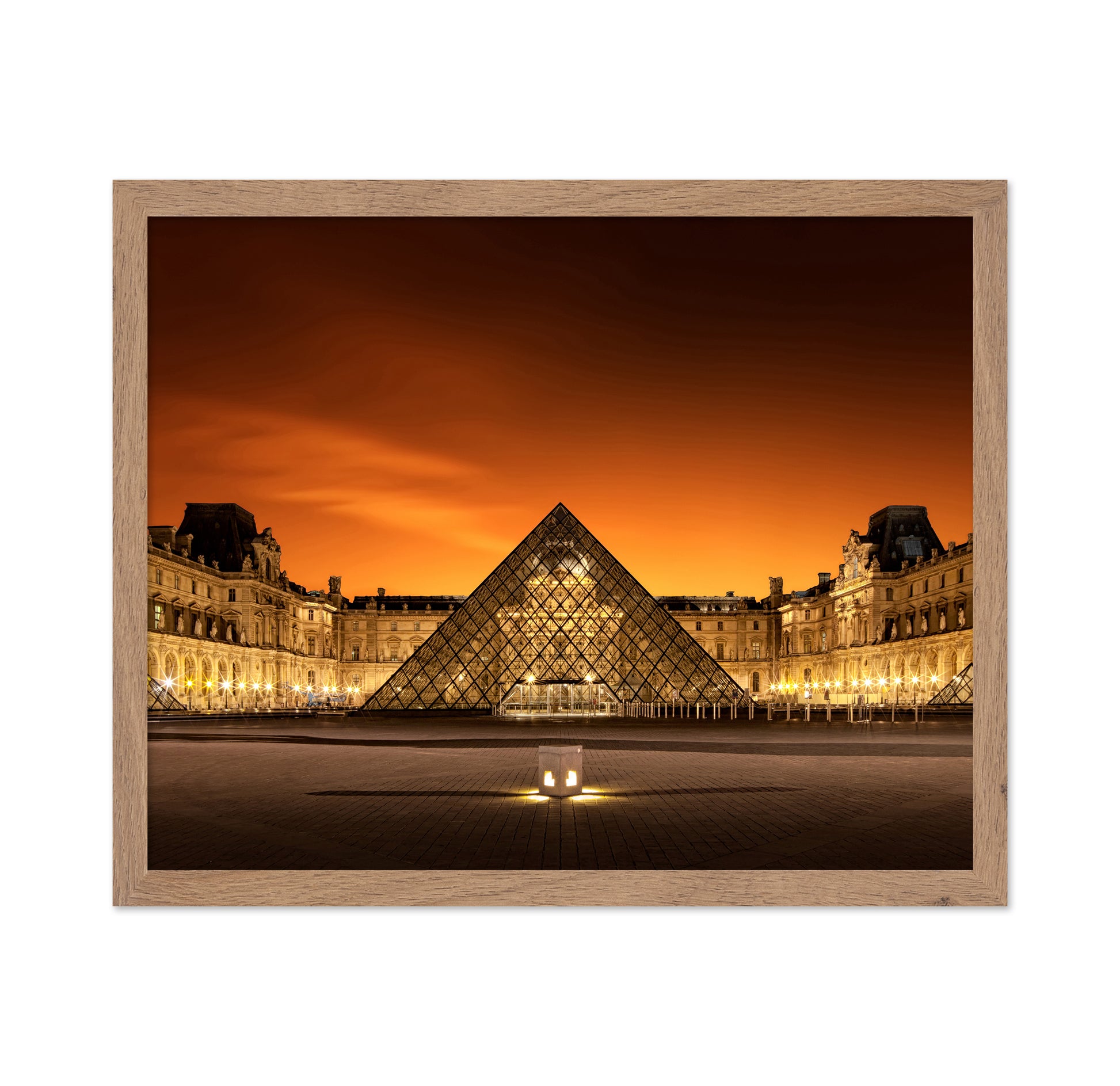 Louvre Pyramid at Night