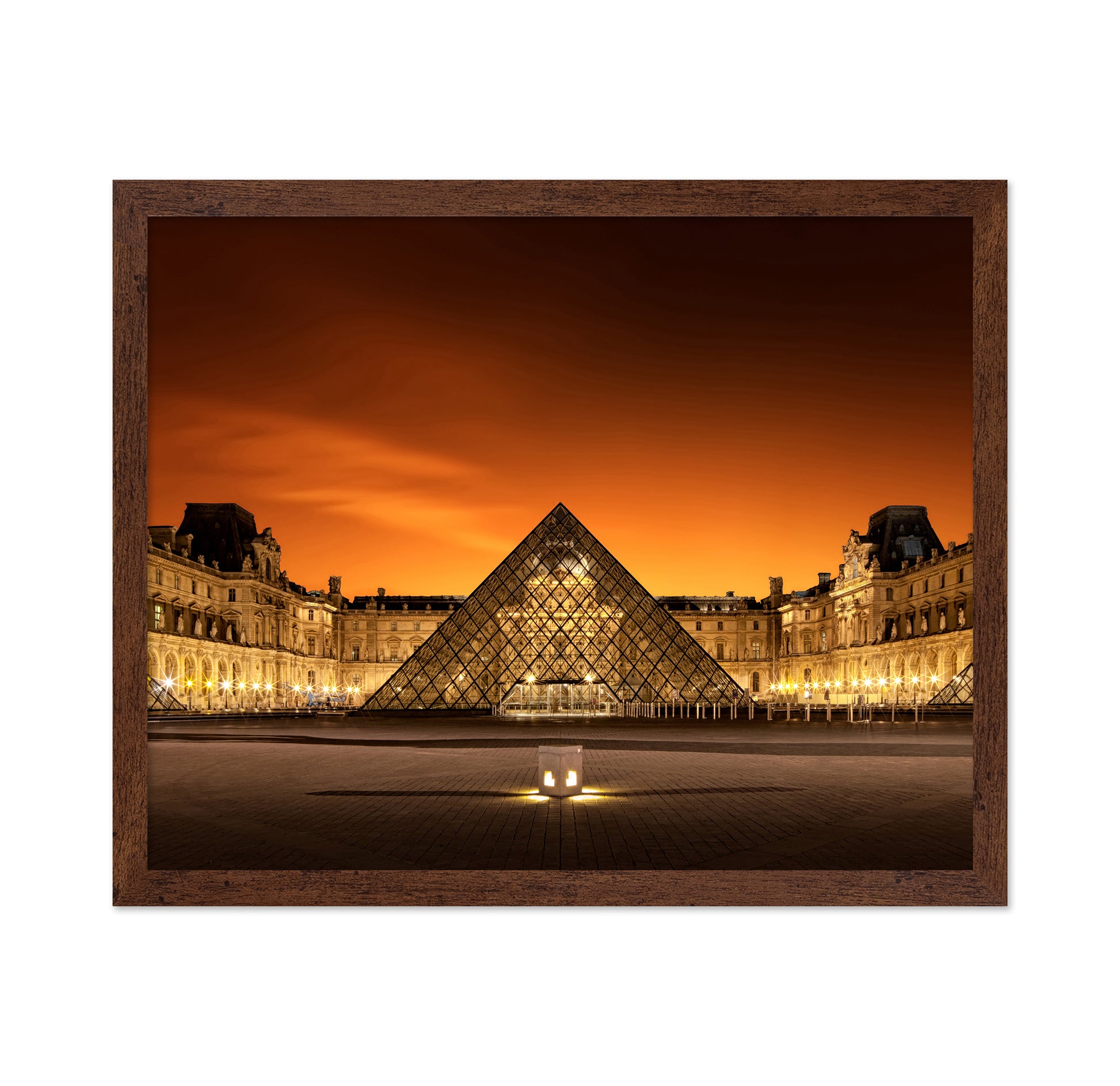 Louvre Pyramid at Night