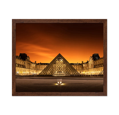 Louvre Pyramid at Night