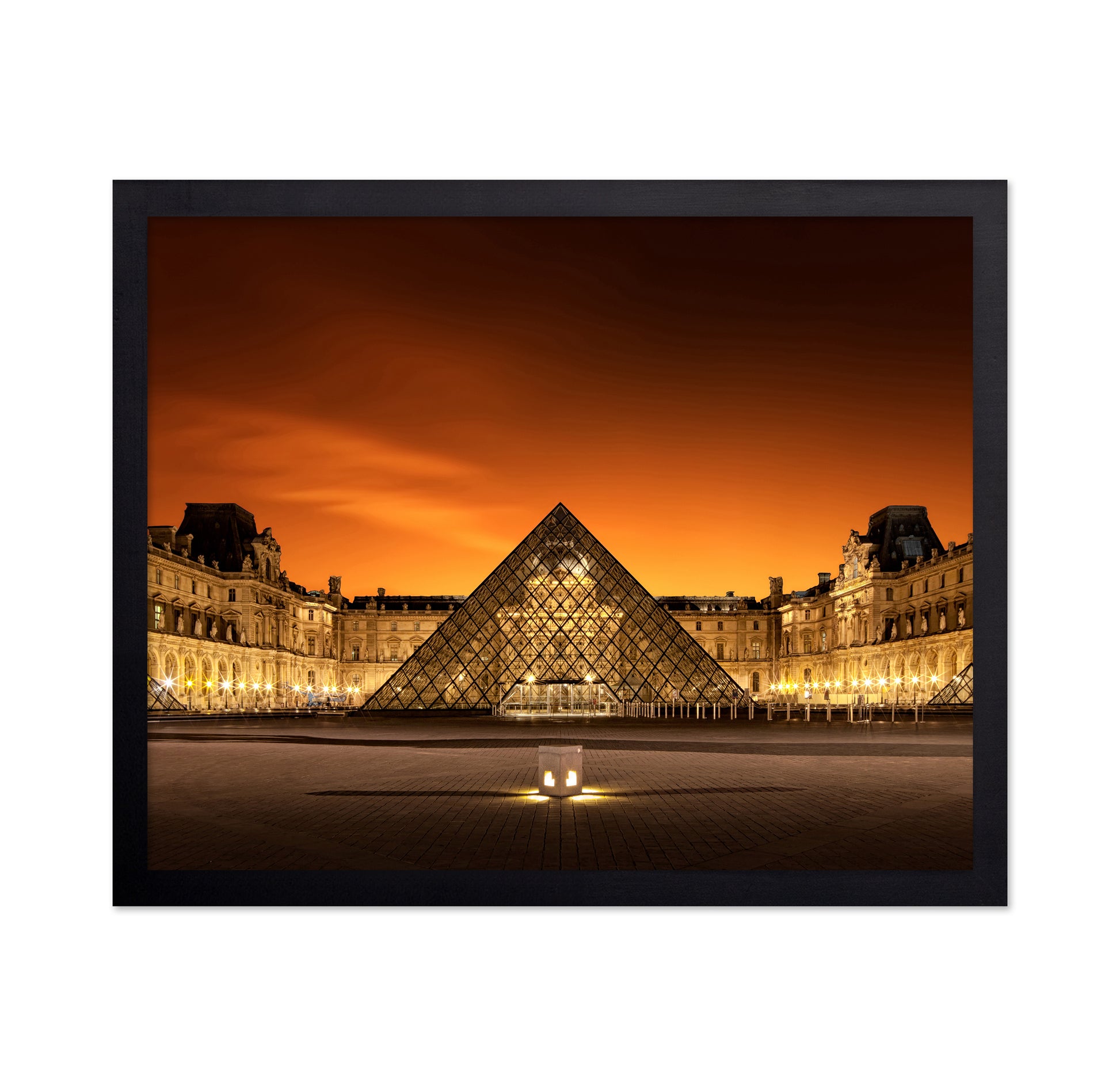 Louvre Pyramid at Night