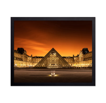 Louvre Pyramid at Night