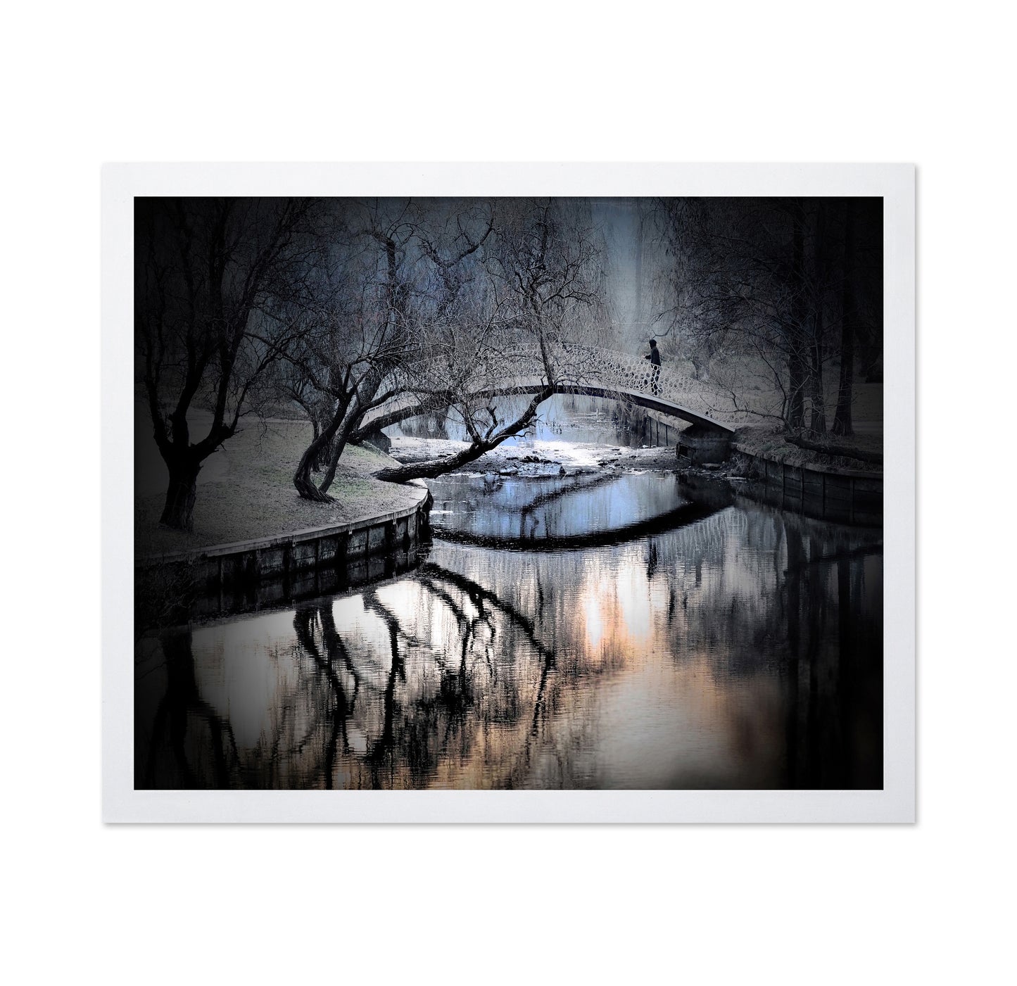 Central Park Winter Bridge