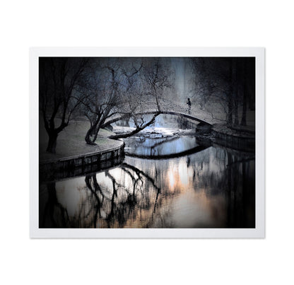 Central Park Winter Bridge