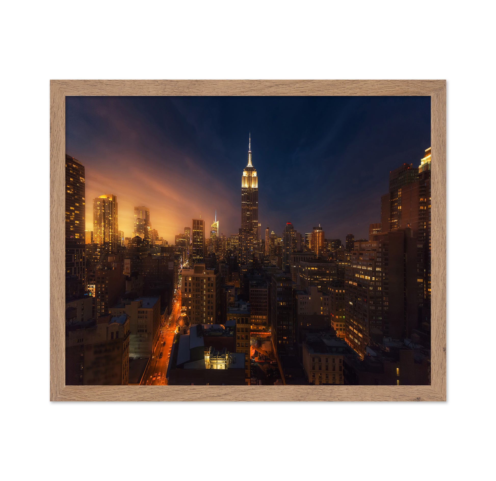New York City Skyline at Dusk
