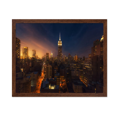 New York City Skyline at Dusk
